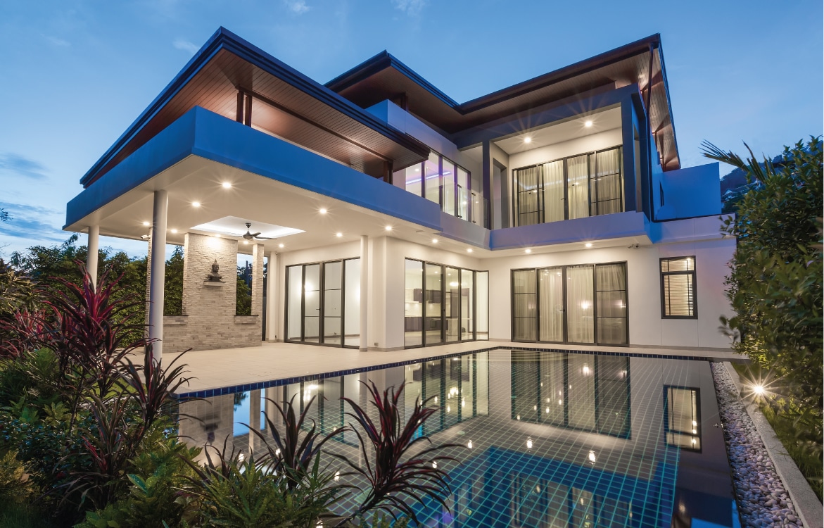 How do you build a luxury home?